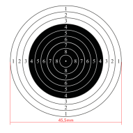 AIR GUNS 10m international air rifle shooting target, 50pcs