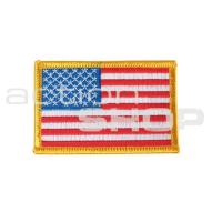 Nášivka na levé rameno US vlajka (žluté lemování)